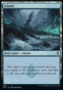 Island (V.4)⁣ - Commander Legends: Battle for Baldur's Gate: Extras⁣ (Land)⁣ [458]