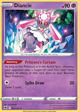 Diancie⁣ - Astral Radiance⁣ (Holo Rare)⁣ [068]