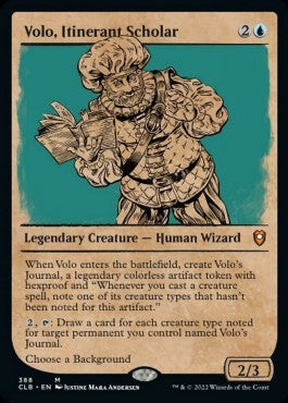 Volo, Itinerant Scholar (V.2)⁣ - Commander Legends: Battle for Baldur's Gate: Extras⁣ (Mythic)⁣ [388]
