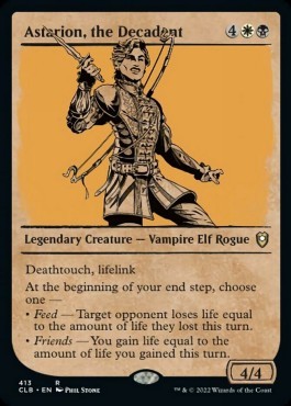 Astarion, the Decadent (V.2)⁣ - Commander Legends: Battle for Baldur's Gate: Extras⁣ (Rare)⁣ [413]