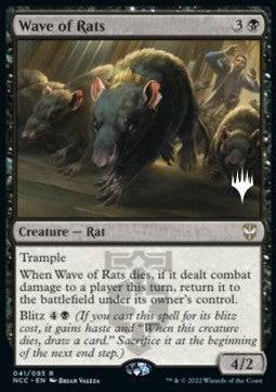 Wave of Rats⁣ - Commander: Streets of New Capenna: Promos⁣ (Rare)⁣ [41]