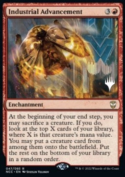 Industrial Advancement⁣ - Commander: Streets of New Capenna: Promos⁣ (Rare)⁣ [47]