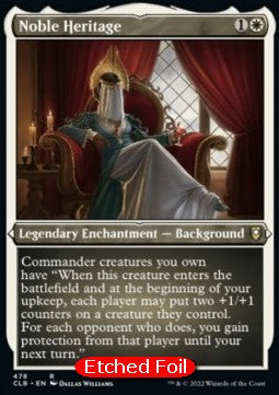 Noble Heritage (V.1)⁣ - Commander Legends: Battle for Baldur's Gate: Extras⁣ (Rare)⁣ [478]
