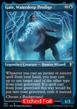 Gale, Waterdeep Prodigy (V.1)⁣ - Commander Legends: Battle for Baldur's Gate: Extras⁣ (Rare)⁣ [485]
