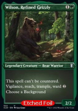 Wilson, Refined Grizzly (V.1)⁣ - Commander Legends: Battle for Baldur's Gate: Extras⁣ (Uncommon)⁣ [522]