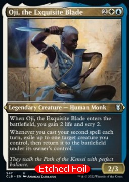 Oji, the Exquisite Blade (V.1)⁣ - Commander Legends: Battle for Baldur's Gate: Extras⁣ (Uncommon)⁣ [547]