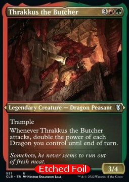 Thrakkus the Butcher (V.1)⁣ - Commander Legends: Battle for Baldur's Gate: Extras⁣ (Uncommon)⁣ [551]