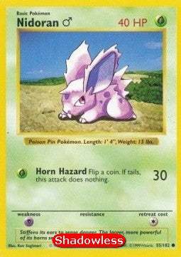Nidoran [M]⁣ - Base Set⁣ (Common)⁣ [55]
