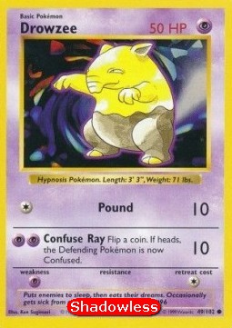 Drowzee⁣ - Base Set⁣ (Common)⁣ [49]