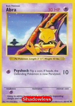 Abra⁣ - Base Set⁣ (Common)⁣ [43]