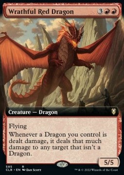 Wrathful Red Dragon⁣ - Commander Legends: Battle for Baldur's Gate: Extras⁣ (Rare)⁣ [585]