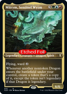 Miirym, Sentinel Wyrm (V.1)⁣ - Commander Legends: Battle for Baldur's Gate: Extras⁣ (Rare)⁣ [542]