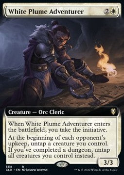 White Plume Adventurer⁣ - Commander Legends: Battle for Baldur's Gate: Extras⁣ (Rare)⁣ [558]