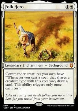 Folk Hero (V.1)⁣ - Commander Legends: Battle for Baldur's Gate: Extras⁣ (Mythic)⁣ [650]