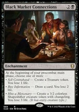 Black Market Connections (V.1)⁣ - Commander Legends: Battle for Baldur's Gate: Extras⁣ (Rare)⁣ [669]