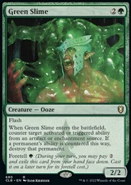 Green Slime (V.1)⁣ - Commander Legends: Battle for Baldur's Gate: Extras⁣ (Rare)⁣ [680]