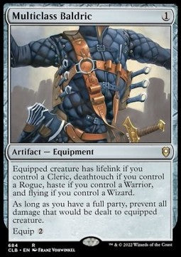 Multiclass Baldric (V.1)⁣ - Commander Legends: Battle for Baldur's Gate: Extras⁣ (Rare)⁣ [684]