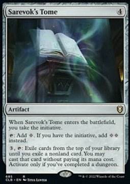 Sarevok's Tome (V.1)⁣ - Commander Legends: Battle for Baldur's Gate: Extras⁣ (Rare)⁣ [685]