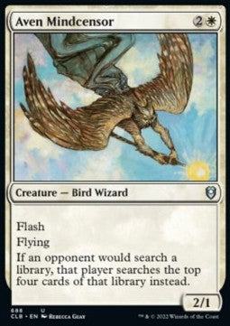Aven Mindcensor⁣ - Commander Legends: Battle for Baldur's Gate: Extras⁣ (Uncommon)⁣ [688]