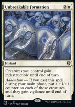 Unbreakable Formation⁣ - Commander Legends: Battle for Baldur's Gate: Extras⁣ (Rare)⁣ [710]
