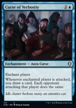 Curse of Verbosity⁣ - Commander Legends: Battle for Baldur's Gate: Extras⁣ (Uncommon)⁣ [717]