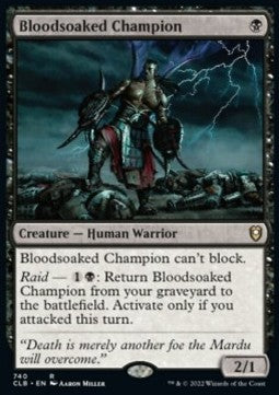 Bloodsoaked Champion⁣ - Commander Legends: Battle for Baldur's Gate: Extras⁣ (Rare)⁣ [740]