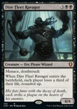 Dire Fleet Ravager⁣ - Commander Legends: Battle for Baldur's Gate: Extras⁣ (Mythic)⁣ [749]