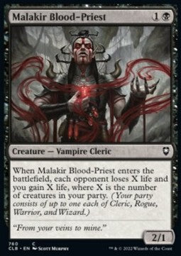 Malakir Blood-Priest⁣ - Commander Legends: Battle for Baldur's Gate: Extras⁣ (Common)⁣ [760]