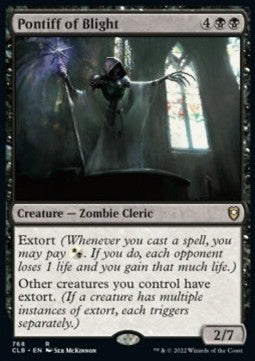 Pontiff of Blight⁣ - Commander Legends: Battle for Baldur's Gate: Extras⁣ (Rare)⁣ [768]
