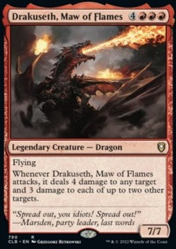 Drakuseth, Maw of Flames⁣ - Commander Legends: Battle for Baldur's Gate: Extras⁣ (Rare)⁣ [790]