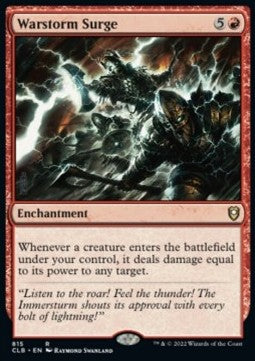 Warstorm Surge⁣ - Commander Legends: Battle for Baldur's Gate: Extras⁣ (Rare)⁣ [815]