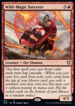 Wild-Magic Sorcerer⁣ - Commander Legends: Battle for Baldur's Gate: Extras⁣ (Rare)⁣ [816]