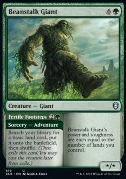 Beanstalk Giant // Fertile Footsteps⁣ - Commander Legends: Battle for Baldur's Gate: Extras⁣ (Uncommon)⁣ [819]