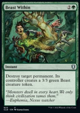 Beast Within⁣ - Commander Legends: Battle for Baldur's Gate: Extras⁣ (Uncommon)⁣ [820]