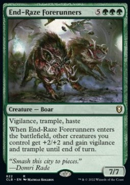 End-Raze Forerunners⁣ - Commander Legends: Battle for Baldur's Gate: Extras⁣ (Rare)⁣ [822]