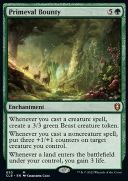 Primeval Bounty⁣ - Commander Legends: Battle for Baldur's Gate: Extras⁣ (Mythic)⁣ [830]