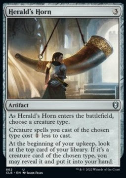 Herald's Horn⁣ - Commander Legends: Battle for Baldur's Gate: Extras⁣ (Uncommon)⁣ [862]