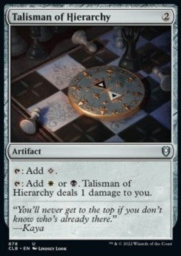 Talisman of Hierarchy⁣ - Commander Legends: Battle for Baldur's Gate: Extras⁣ (Uncommon)⁣ [878]