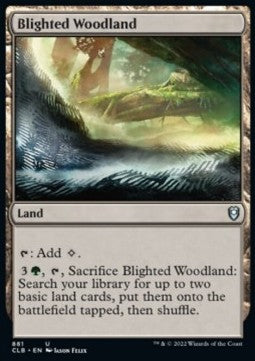 Blighted Woodland - Commander Legends: Battle for Baldur's Gate: Extras (Uncommon) [XCLB-881]