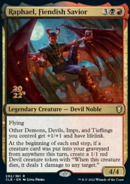 Raphael, Fiendish Savior⁣ - Commander Legends: Battle for Baldur's Gate: Promos⁣ (Rare)⁣ [292]