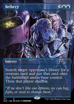 Bribery⁣ - Secret Lair Drop Series: February Superdrop 2022⁣ (Rare)⁣ [411]