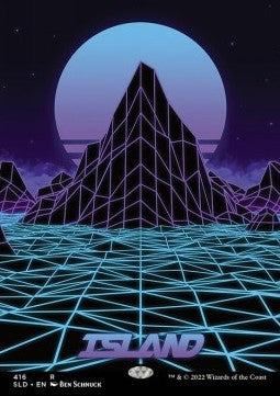 Island⁣ - Secret Lair Drop Series: February Superdrop 2022⁣ (Rare)⁣ [416]