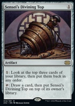 Sensei's Divining Top⁣ - Double Masters 2022⁣ (Rare)⁣ [314]