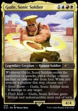 Guile, Sonic Soldier⁣ - Secret Lair Drop Series: February Superdrop 2022⁣ (Rare)⁣ [434]