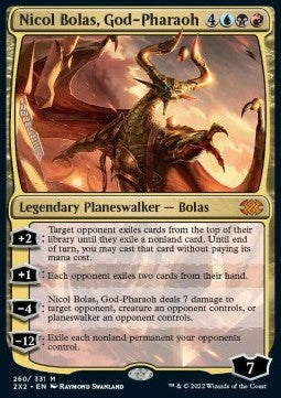 Nicol Bolas, God-Pharaoh⁣ - Double Masters 2022⁣ (Mythic)⁣ [260]
