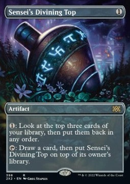 Sensei's Divining Top (V.1)⁣ - Double Masters 2022: Extras⁣ (Rare)⁣ [398]