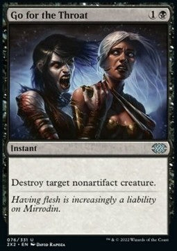 Go for the Throat⁣ - Double Masters 2022⁣ (Uncommon)⁣ [76]