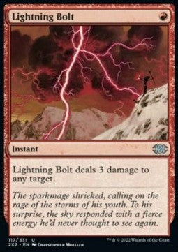 Lightning Bolt⁣ - Double Masters 2022⁣ (Uncommon)⁣ [117]