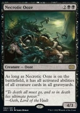 Necrotic Ooze⁣ - Double Masters 2022⁣ (Rare)⁣ [83]