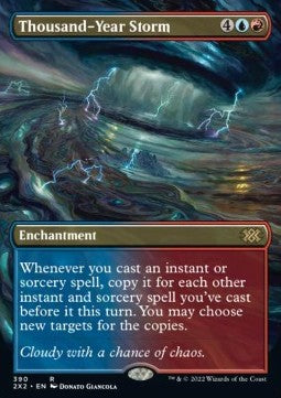 Thousand-Year Storm⁣ - Double Masters 2022: Extras⁣ (Rare)⁣ [390]